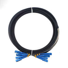 4 Cores MM SC/FC/ST/LC Base station fiber Outdoor  fiber optical Pigtail cable Patch cord